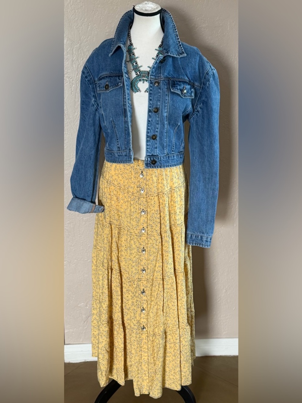 House of Harlow 1960 Cropped Denim Jacket